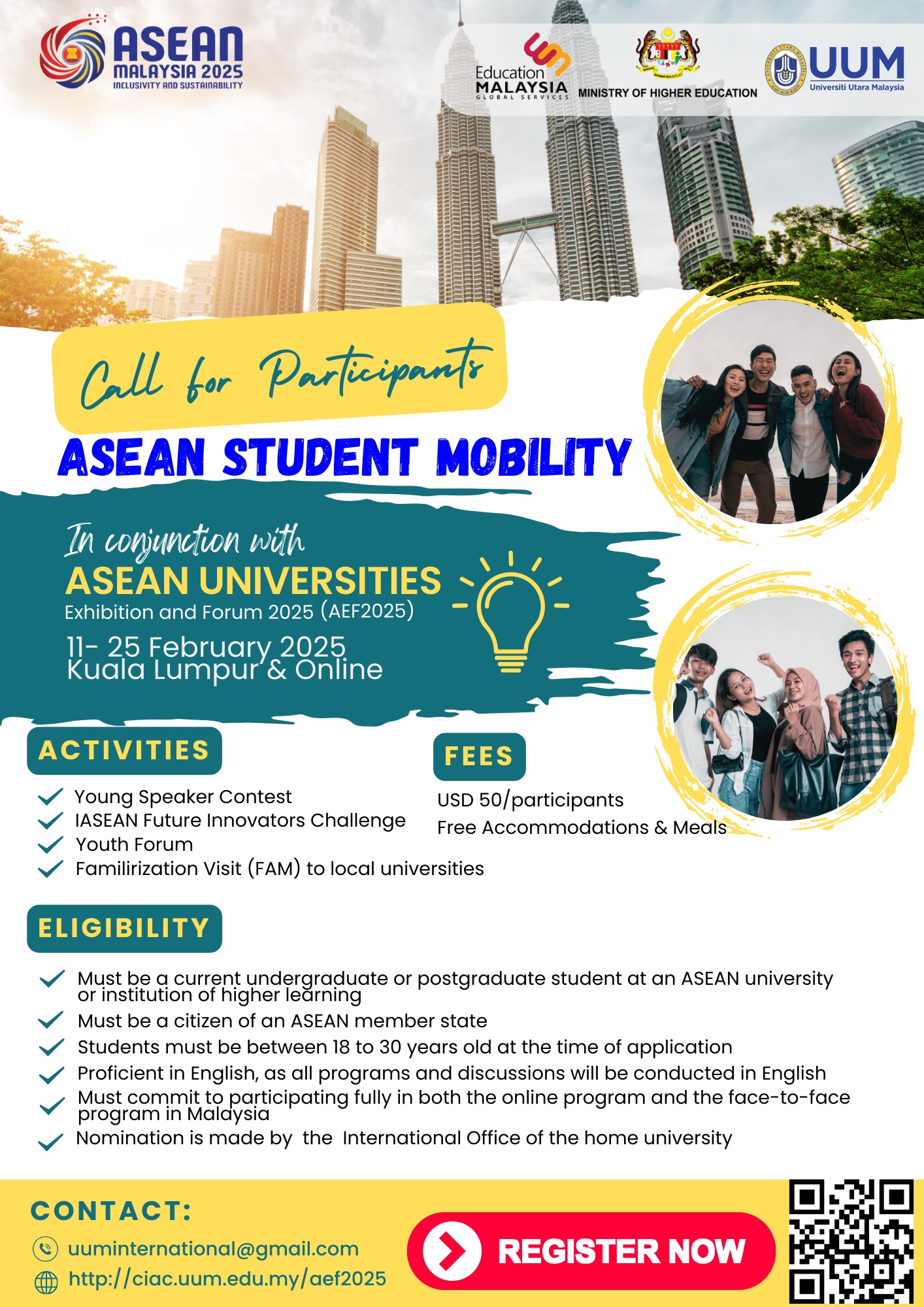 ASEAN UNIVERSITIES EXHIBITION AND FORUM 2025 (AEF2025)